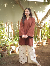 Nooray Brown β 2 Piece Kurti Set