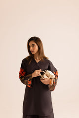 New Black 2-Piece Kurti Set