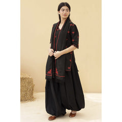 ๐ค Zohra Noir โ 2 Piece Kurti Set