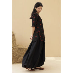 ๐ค Zohra Noir โ 2 Piece Kurti Set