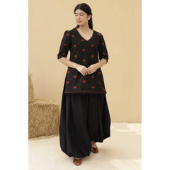 ๐ค Zohra Noir โ 2 Piece Kurti Set