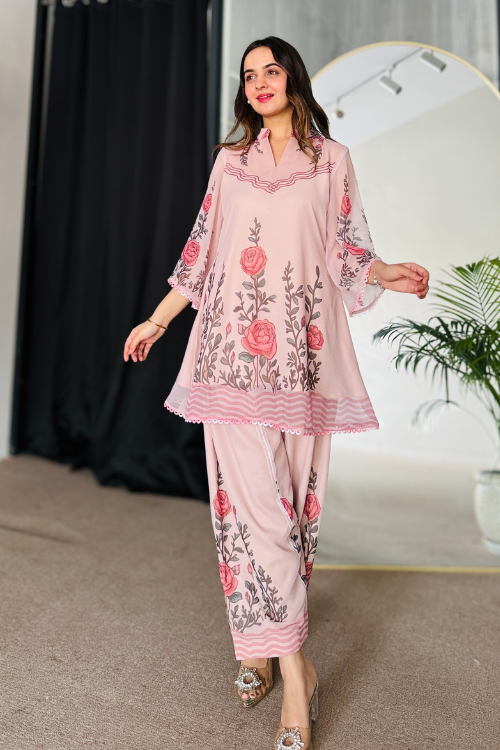 🪷 Noorpari – 2 Piece Kurti Set