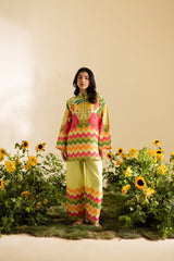 ✨ Golden Breeze – 2 Piece Kurti Set