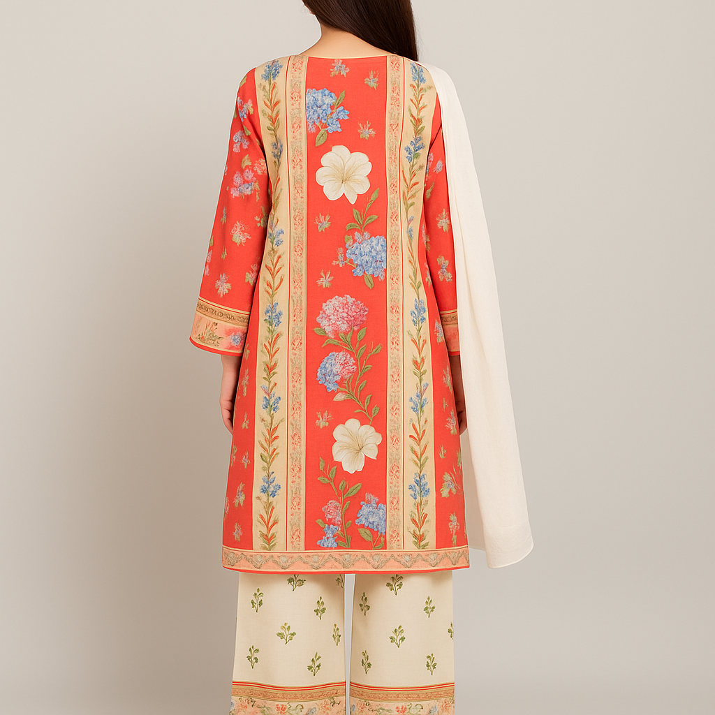 🌹 Parizad – 2 Piece Kurti Set