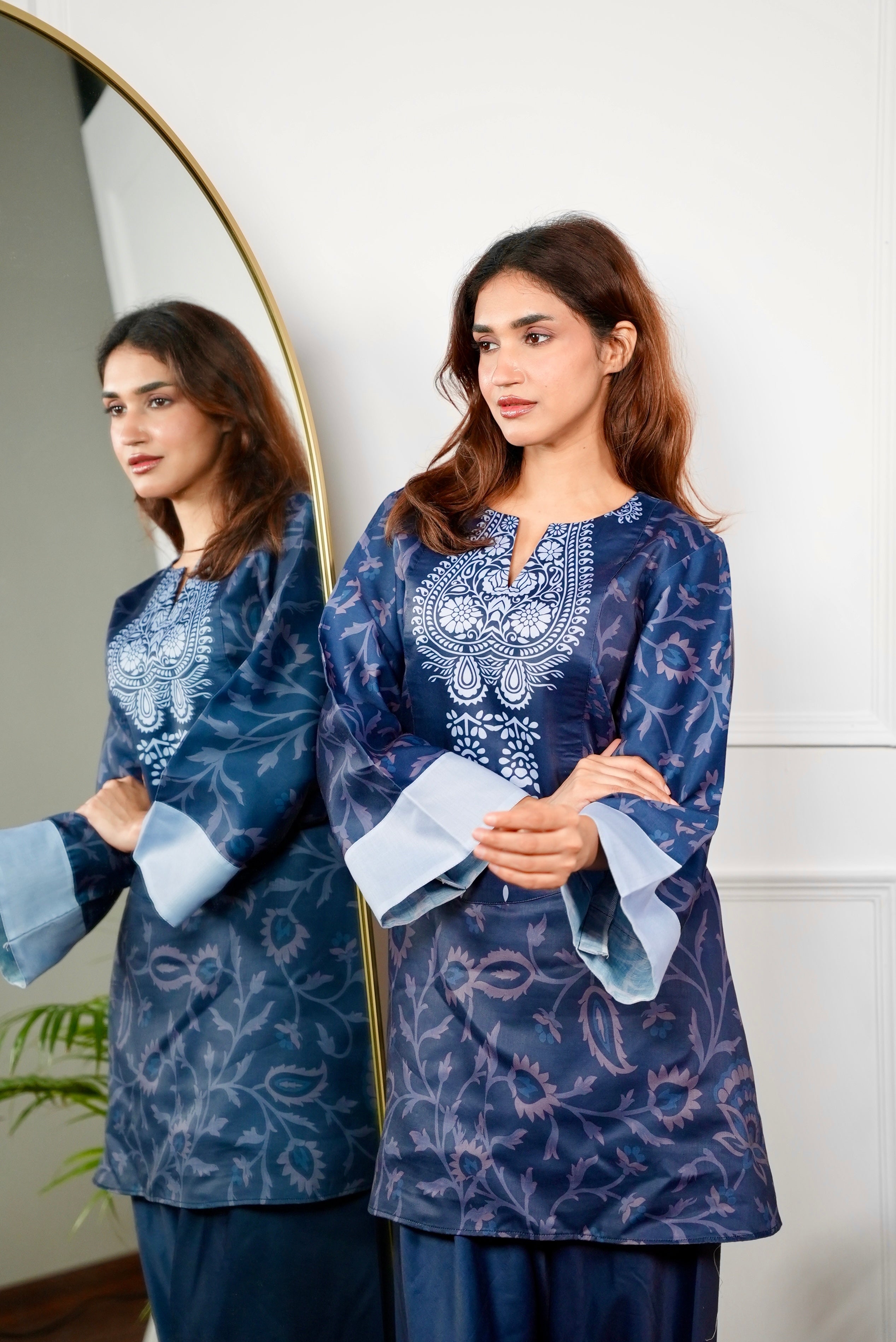 🌷 Zeenat – 2 Piece Kurti Set