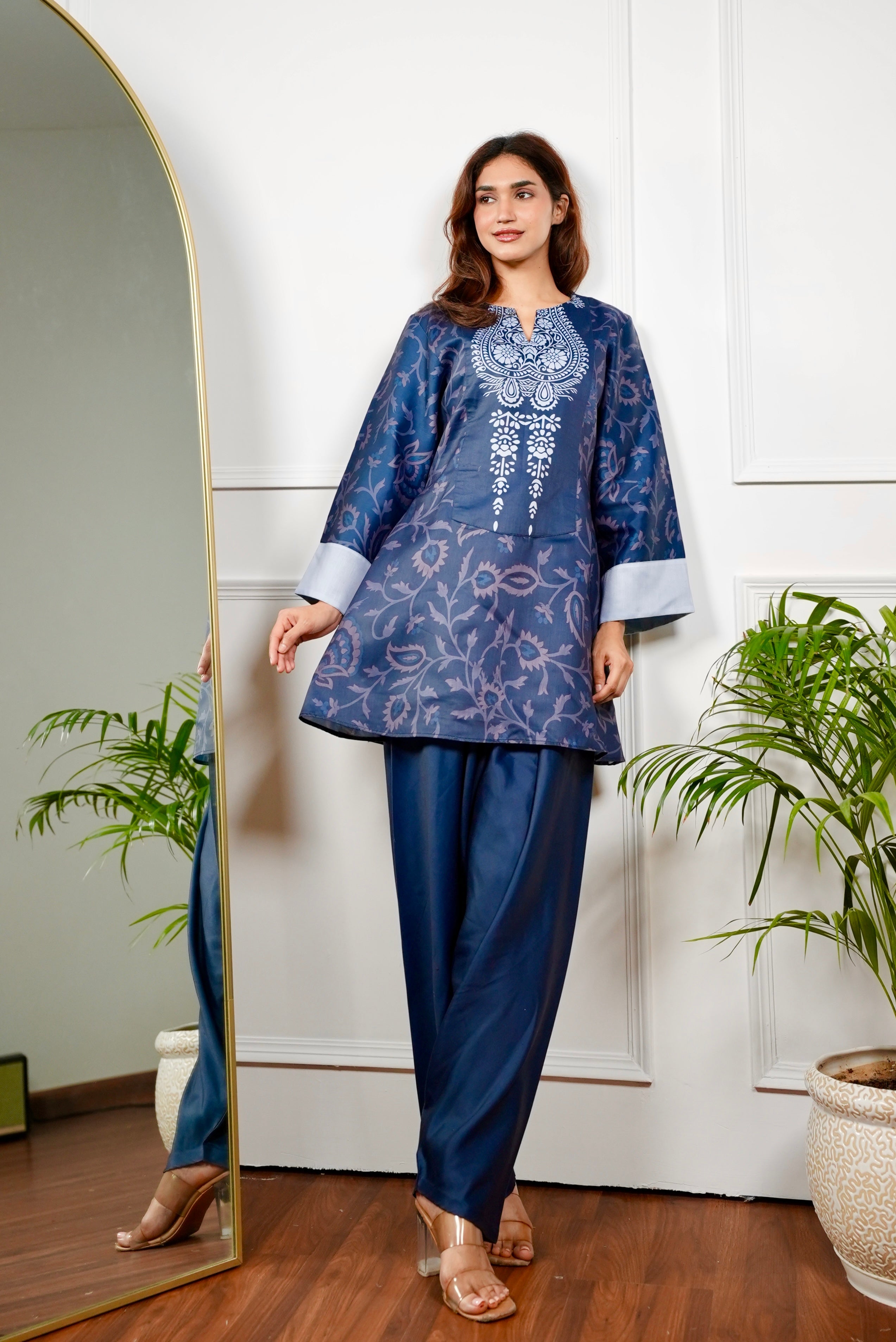 🌷 Zeenat – 2 Piece Kurti Set