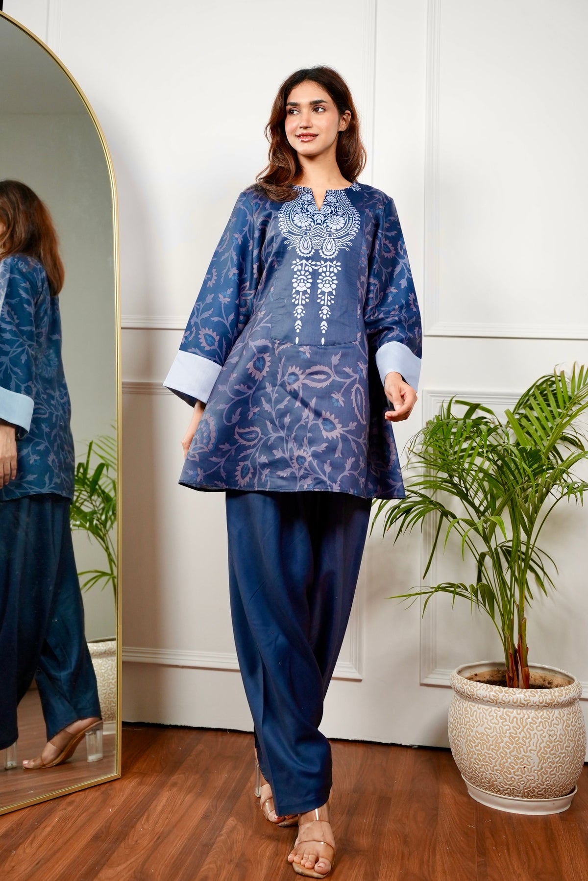 🌷 Zeenat – 2 Piece Kurti Set