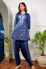 🌷 Zeenat – 2 Piece Kurti Set