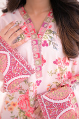 Dilruba Chic Pink 2-Piece  Kurti Set 💖🌿