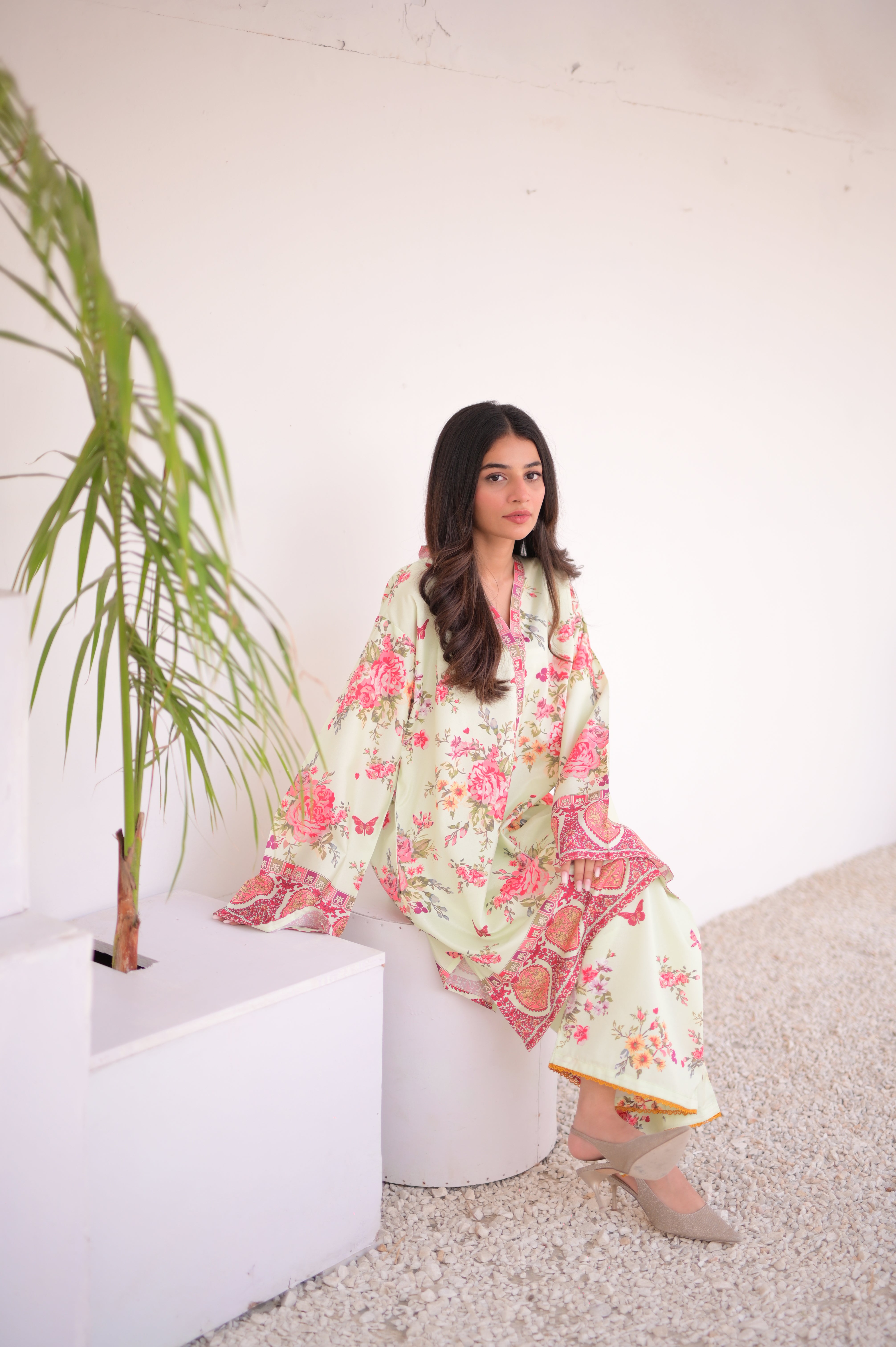 Dilruba Chic Pista 2-Piece  Kurti Set 💖🌿