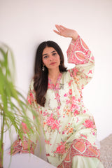 Dilruba Chic Pista 2-Piece  Kurti Set 💖🌿