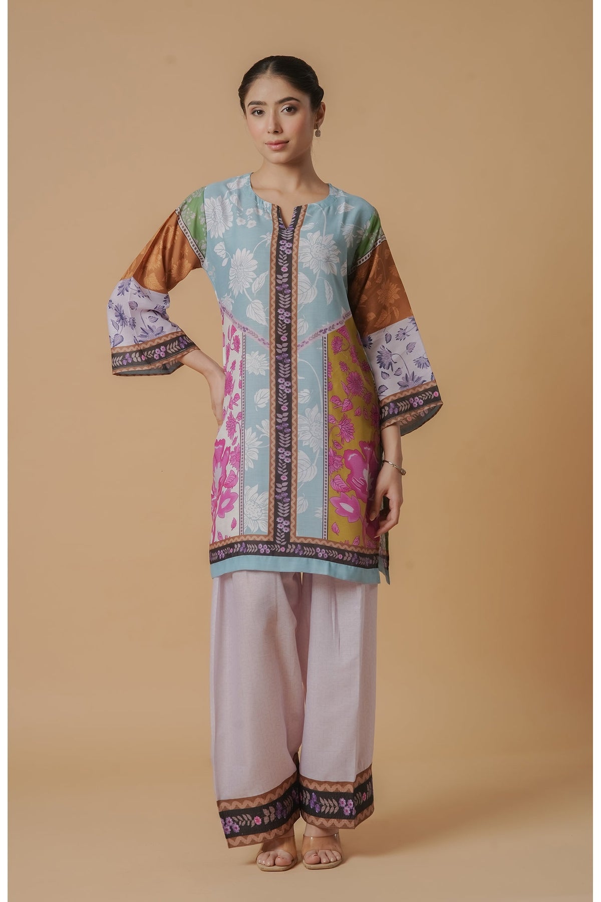 🌹 Savera – 2 Piece Kurti Set