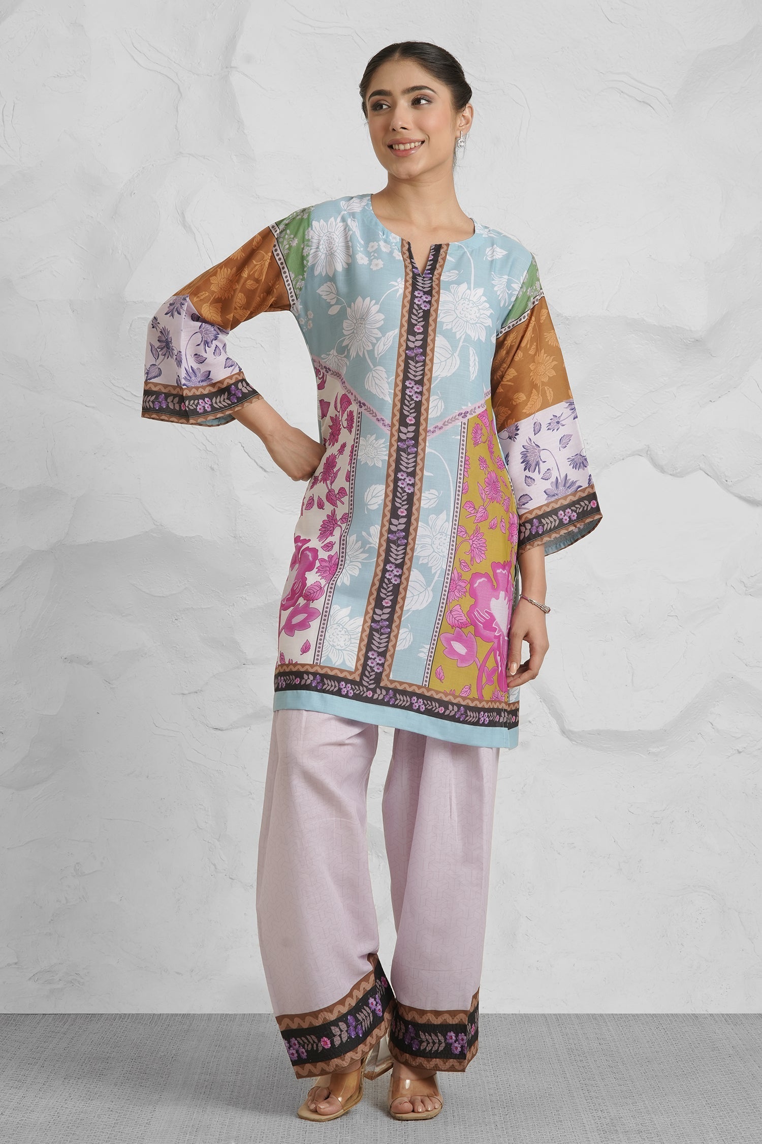 🌹 Savera – 2 Piece Kurti Set