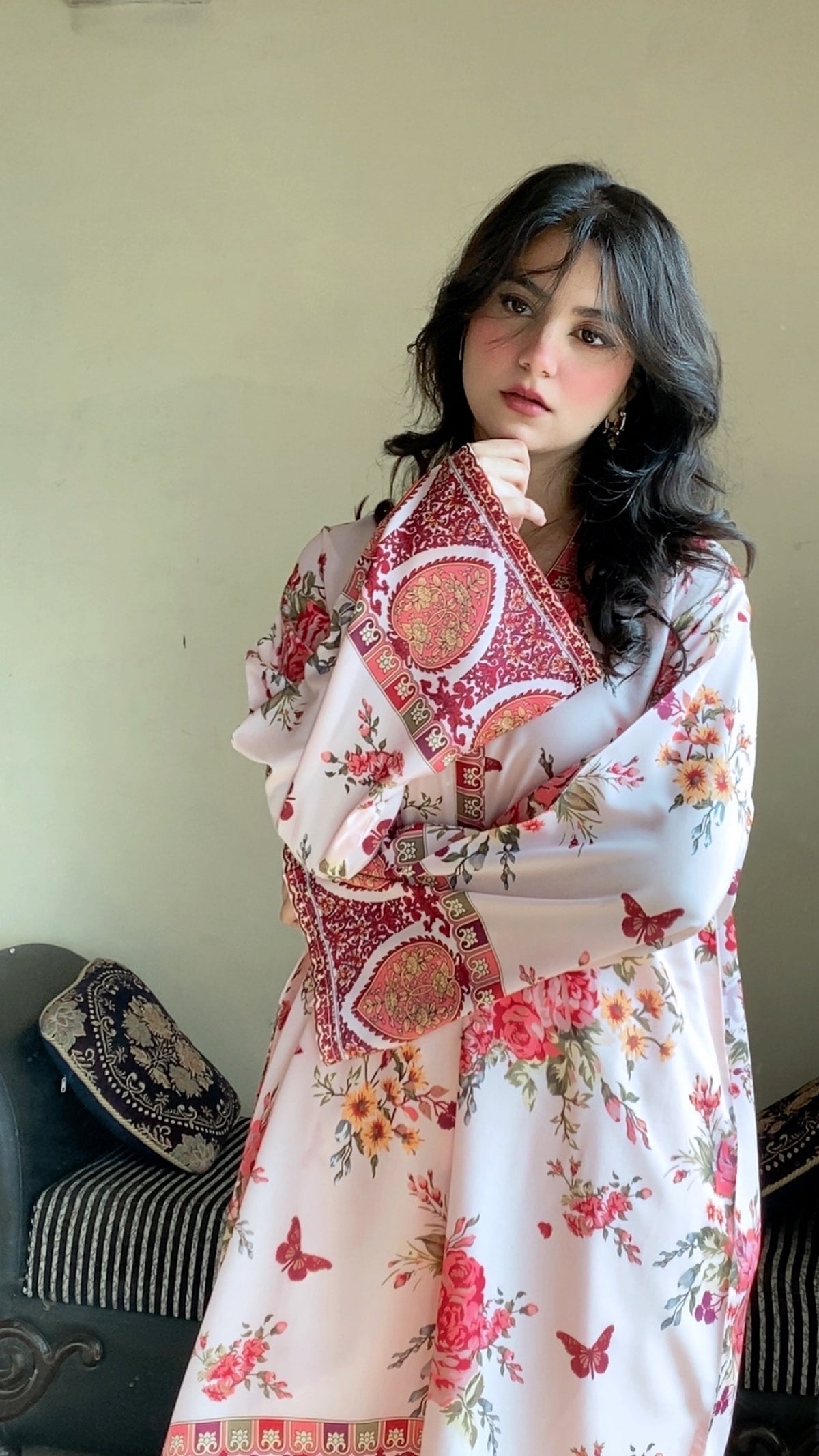 Dilruba Chic Pink 2-Piece  Kurti Set 💖🌿