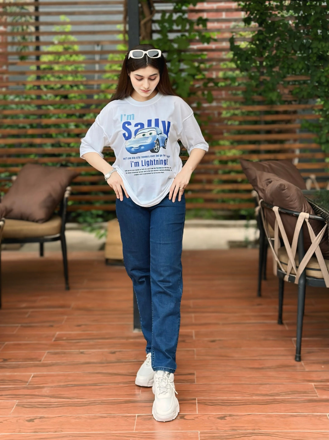 Sally Premium Tee 🚗🌟 Front side