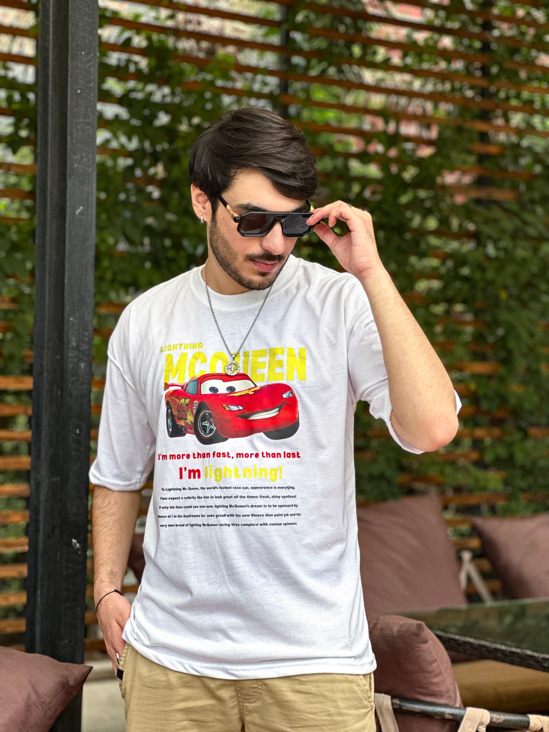 McQueen Premium Tee 🏎️✨ Front Side