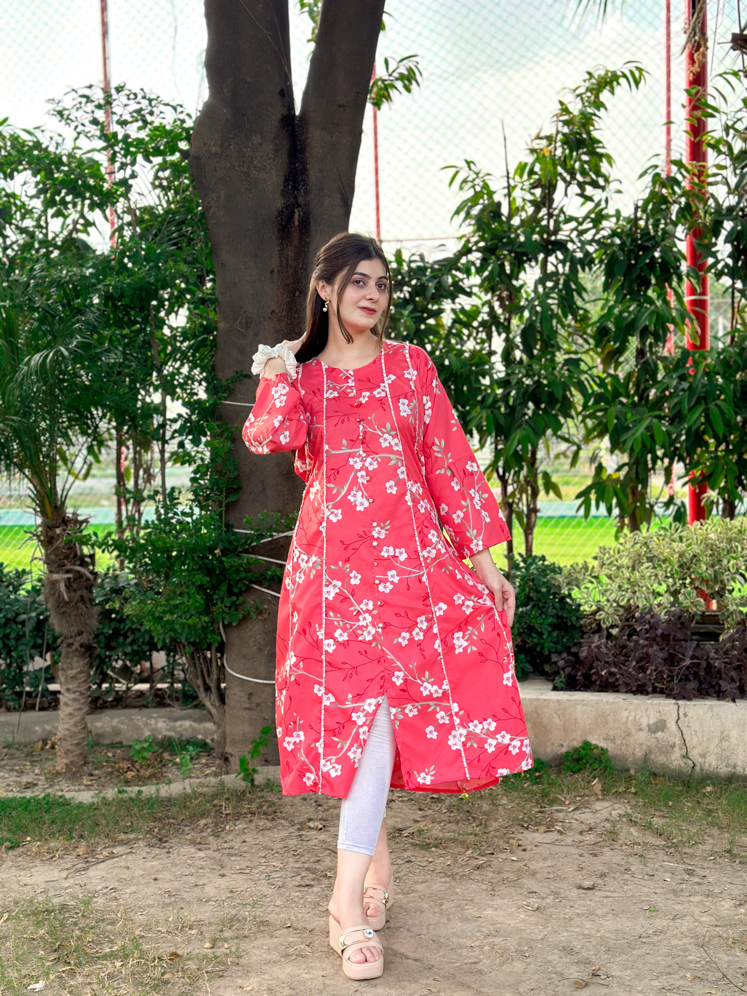 🌹 Surkhi-e-Gul Maxi