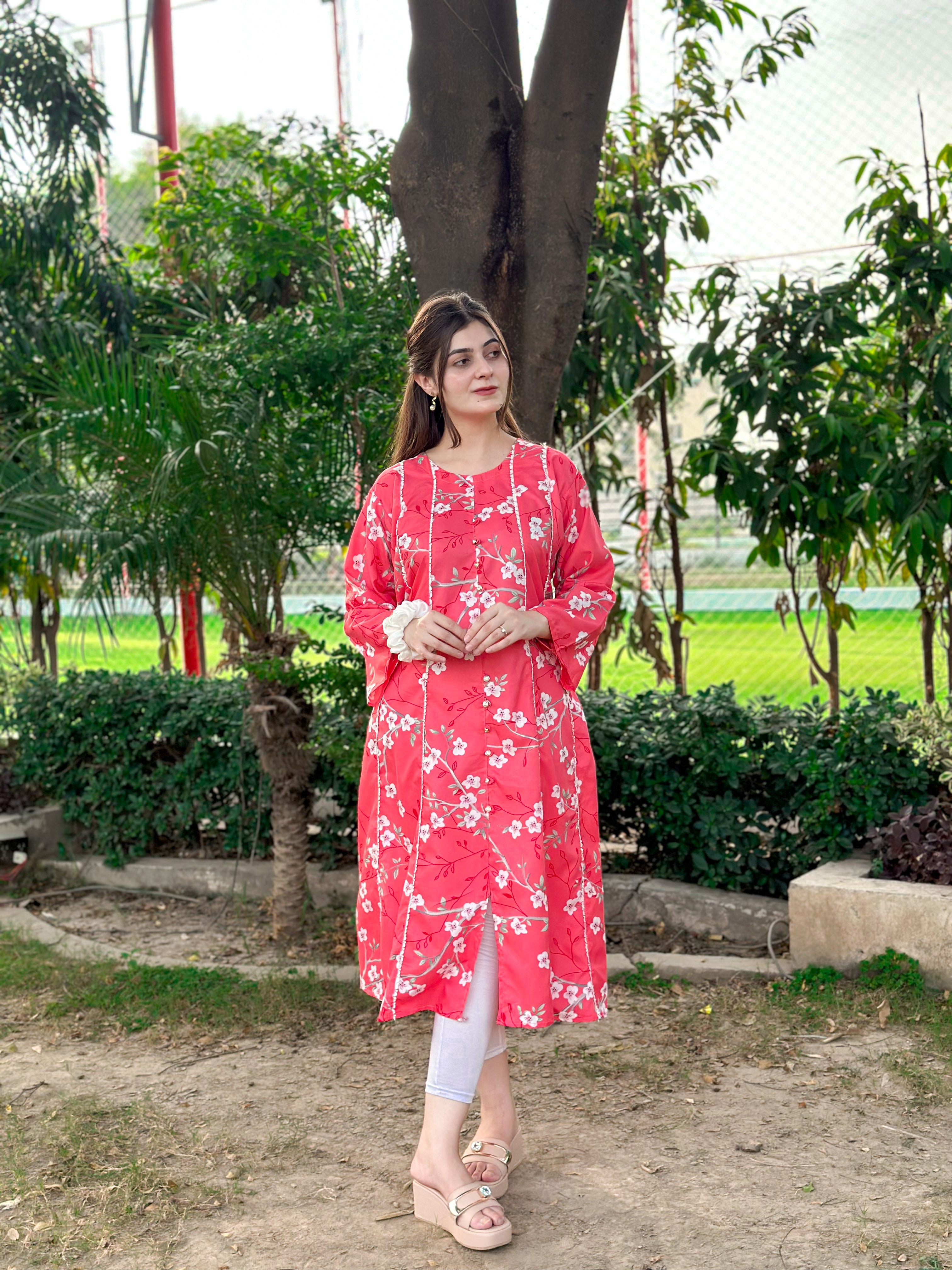 🌹 Surkhi-e-Gul Maxi