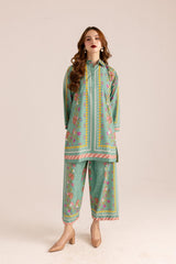 Sabz Gul 2-Piece Kurti Set 🍃🌷