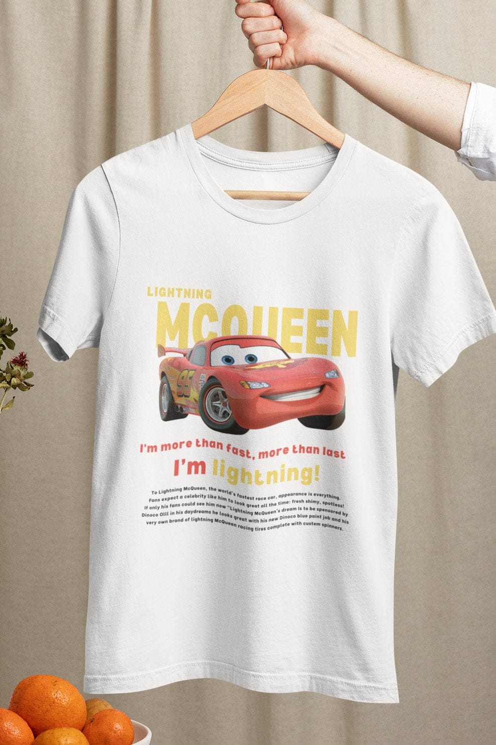 McQueen Premium Tee 🏎️✨ Front Side