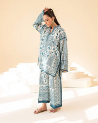 Aqua Blue  2-Piece Kurti Set 🌸✨