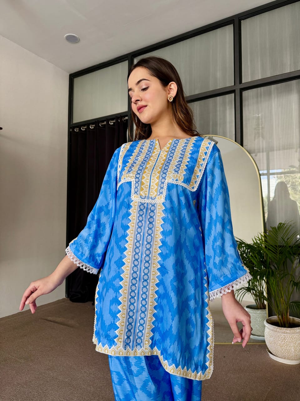 🌸 Noor Jahan - 2 Pcs Kurti Set 🌸