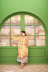 ✨ Mehnaz Floral – 2 Pc Kaftan Set