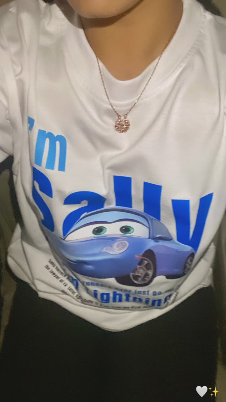 Sally Premium Tee 🚗🌟 Front side